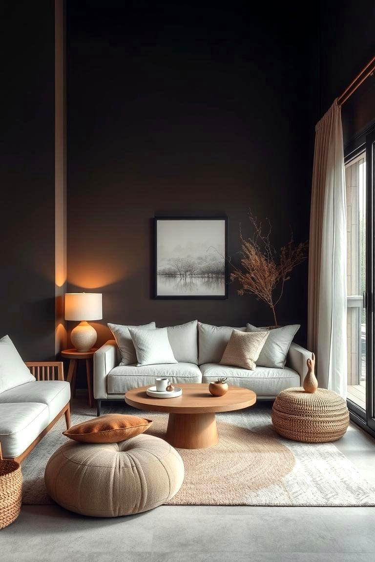 Serene Dark Retreat - 24 Dark Bedroom Ideas