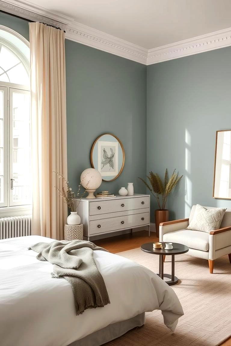 Serene Elegance in Duck Egg Blue - 24 Duck Egg Blue Bedroom Ideas