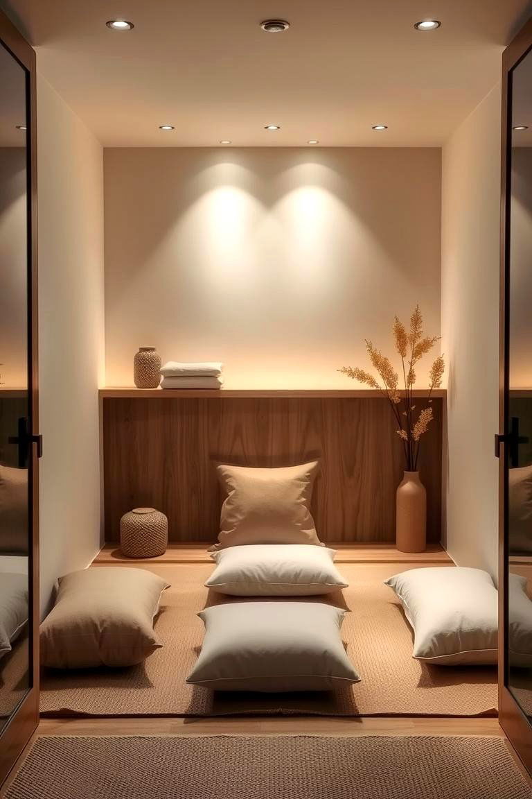 Serene Meditation Box Room - 24 Box Room Ideas