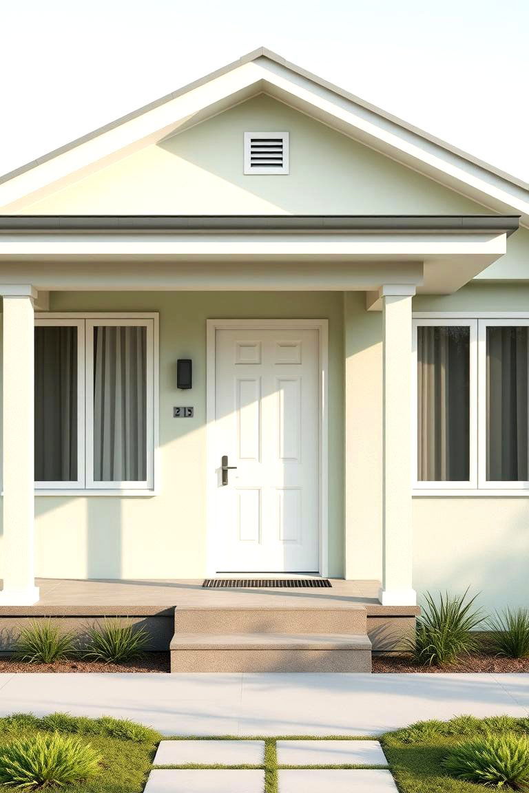 Serene Minimalist Look - 24 Light Green House Exterior Ideas