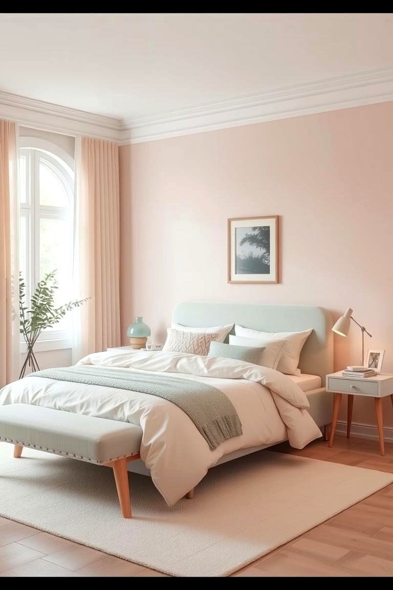Serene Pastel Tones - 24 Cottage Bedroom Ideas