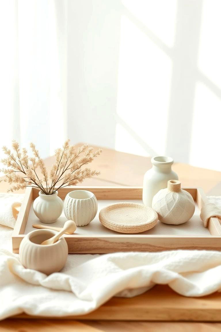 Serene Scandi Tray - 24 Tray Decor Ideas
