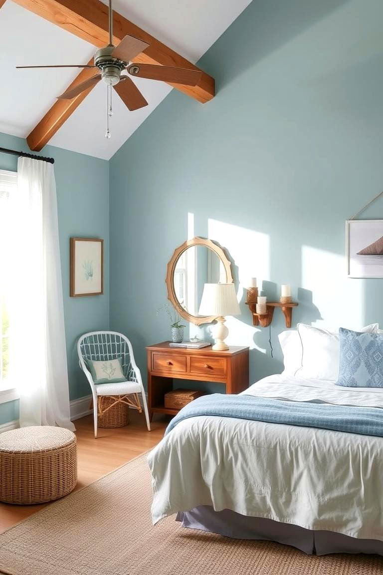 Serene Seafoam Bliss - 24 Bedroom Paint Colors
