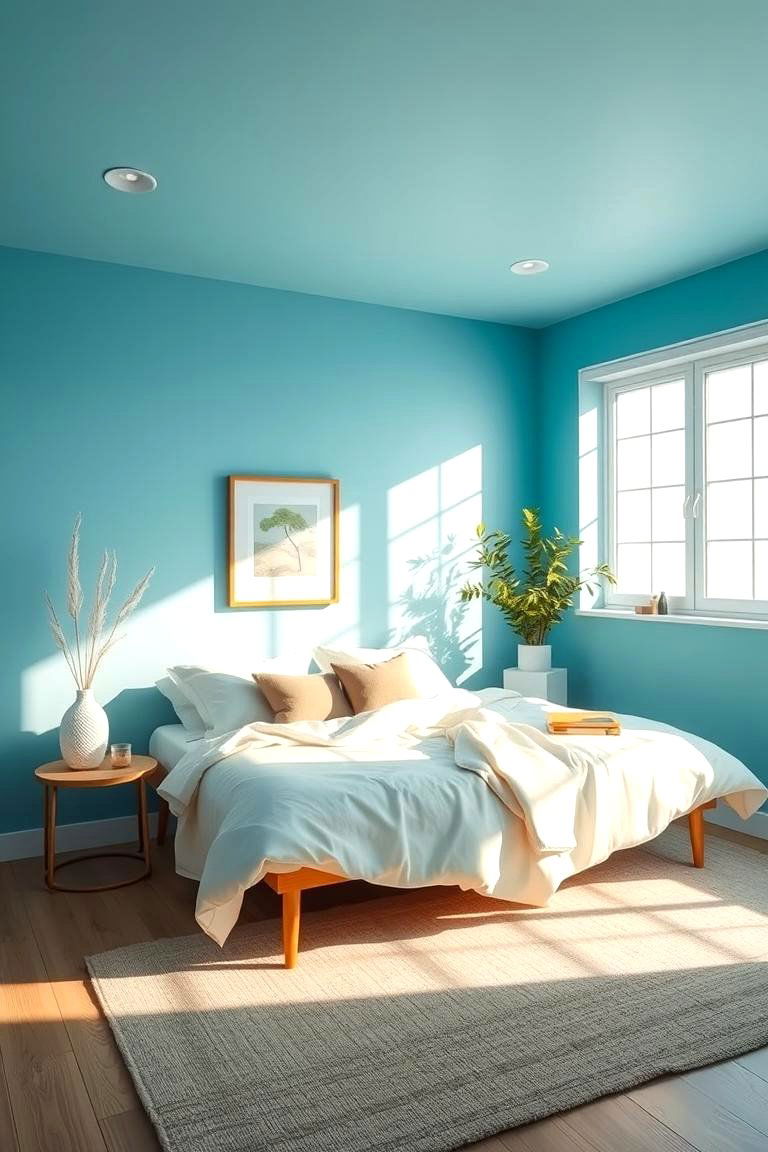 Serene Sky Blue - 24 Calming Paint Colors