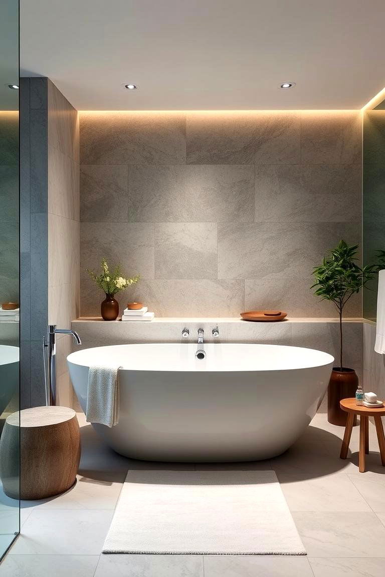 Serene Spa Retreat - 24 Natural Bathroom Ideas