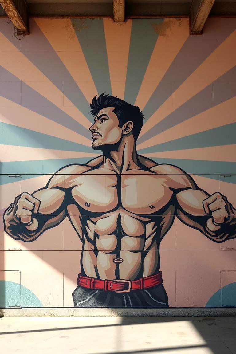 Serene Strength - 24 Gym Murals