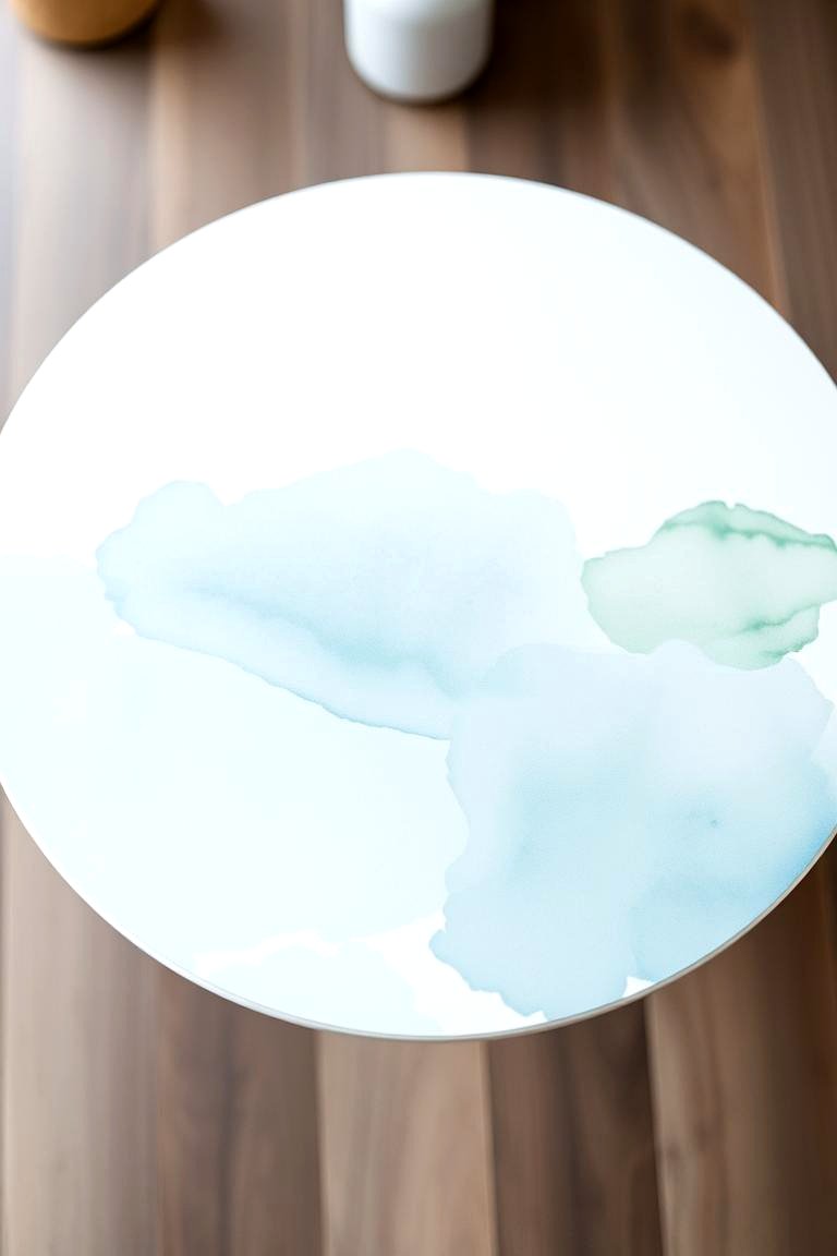Serene Watercolor Palette - 24 Round Table Decor Ideas