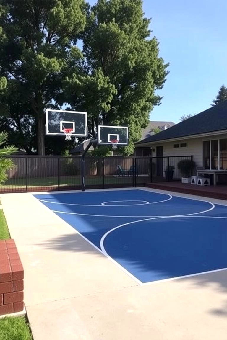 Set Up a Basketball Court for Fun and Fitness - 24 Florida Backyard Ideas