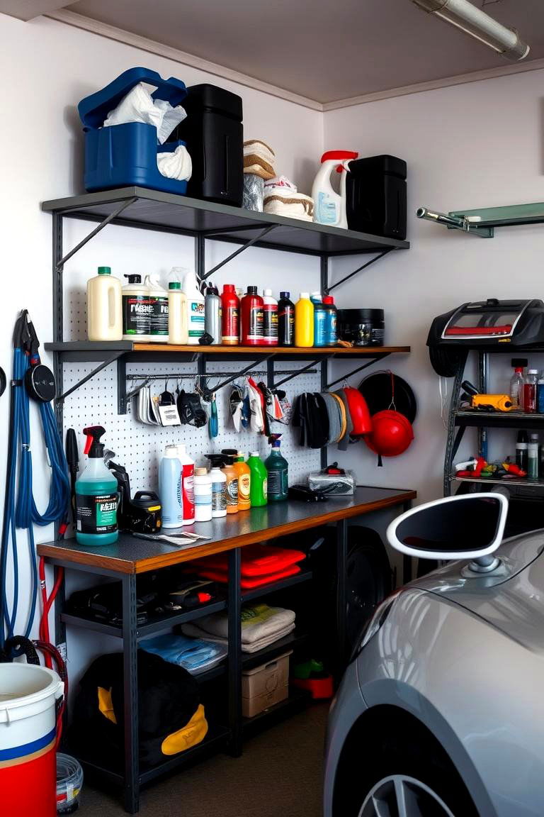 Set Up a Car Care Station - 24 Garage Makeover Ideas