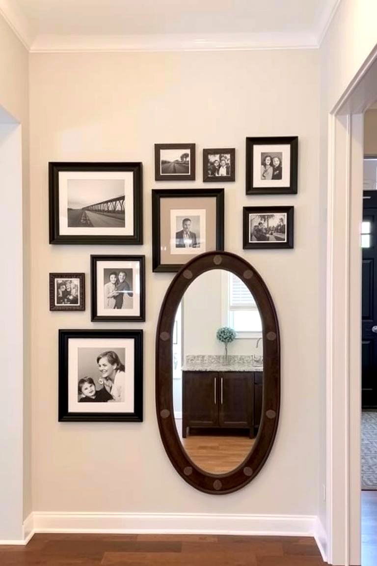 Set Up a Gallery Wall - 24 Foyer Decor Ideas