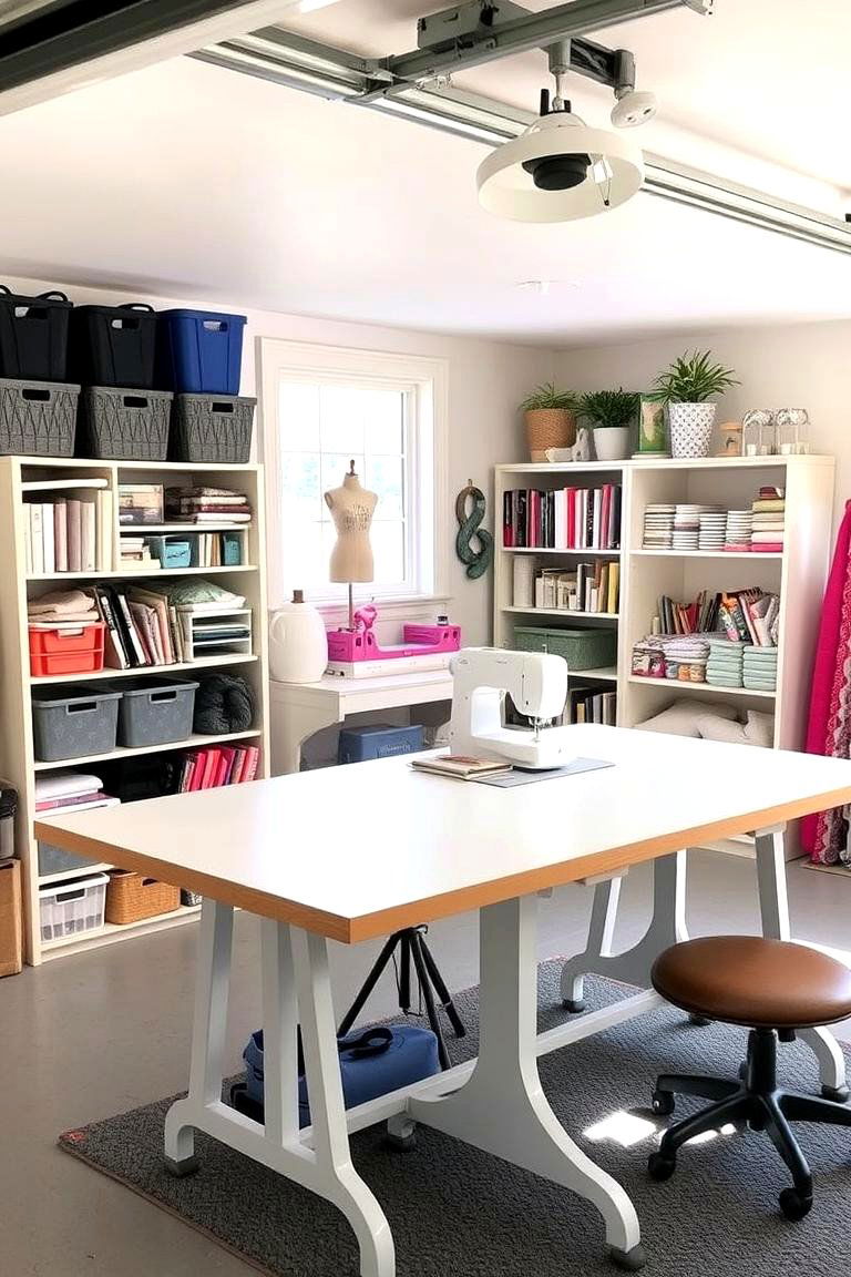 Sewing and Design Studio - 24 Garage Conversion Ideas
