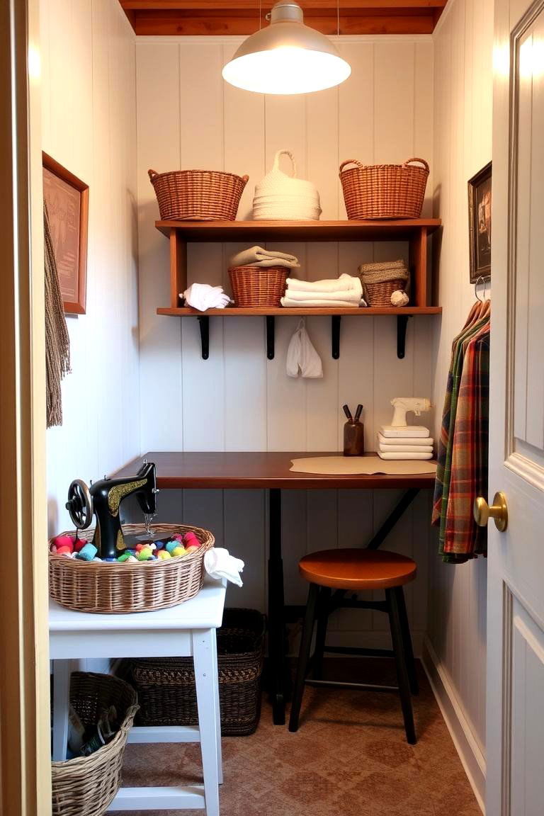 Sewing and Mending Station - 24 Utility Room Ideas