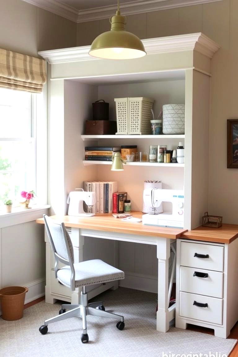 Sewing or Craft Alcove - 24 Alcove Ideas