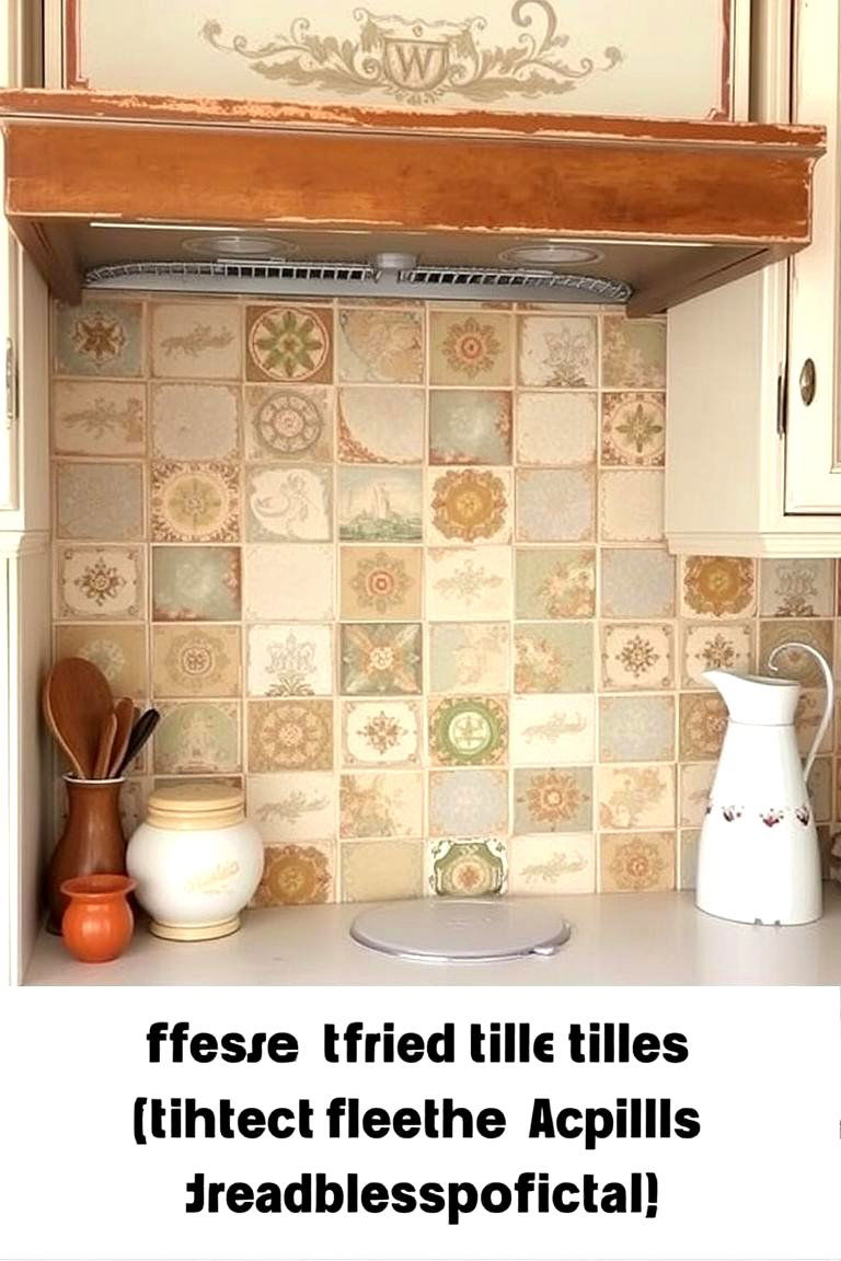 Shabby Chic Backsplash - 24 Shabby Chic Kitchen Ideas