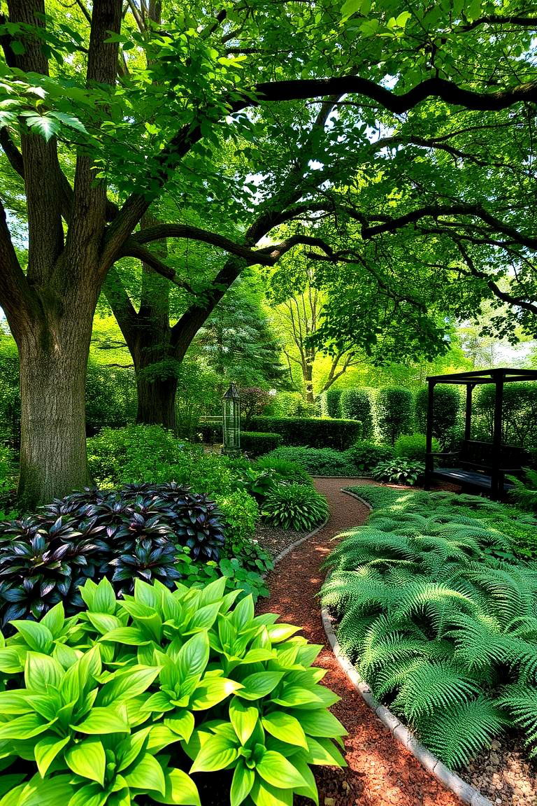 Shade Garden - 24 Enclosed Garden Ideas