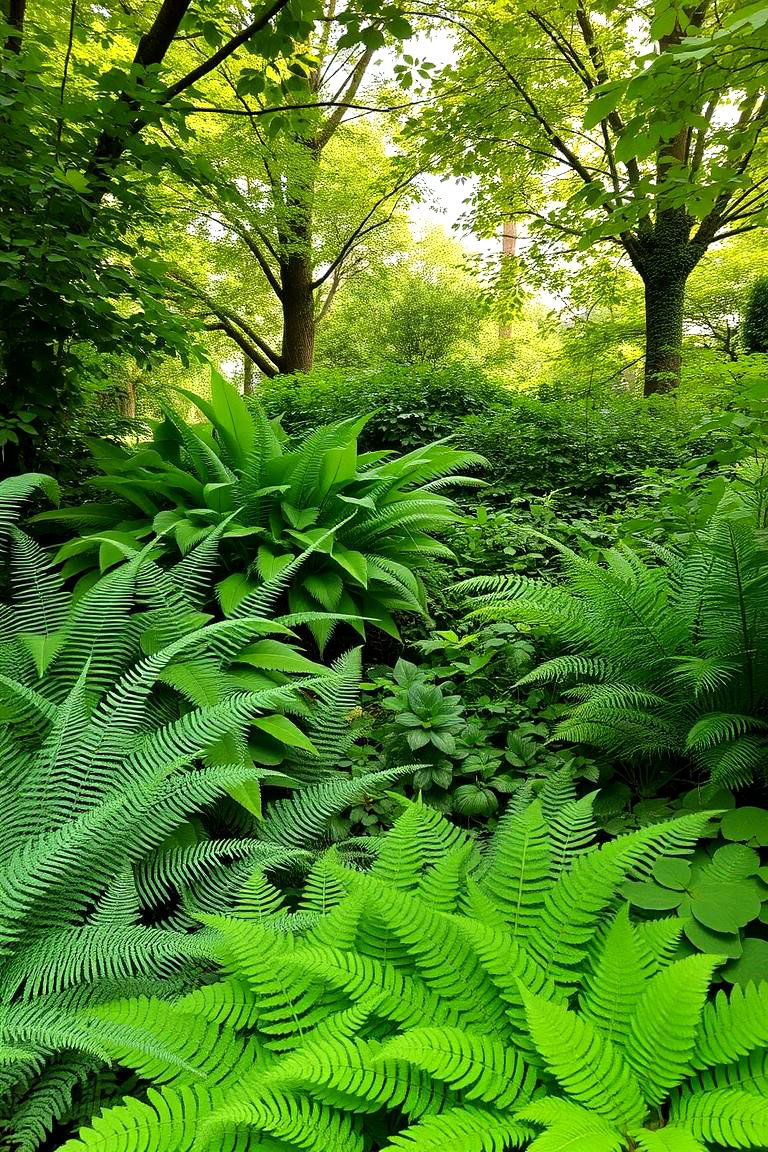 Shade Garden - 24 Corner Garden Ideas