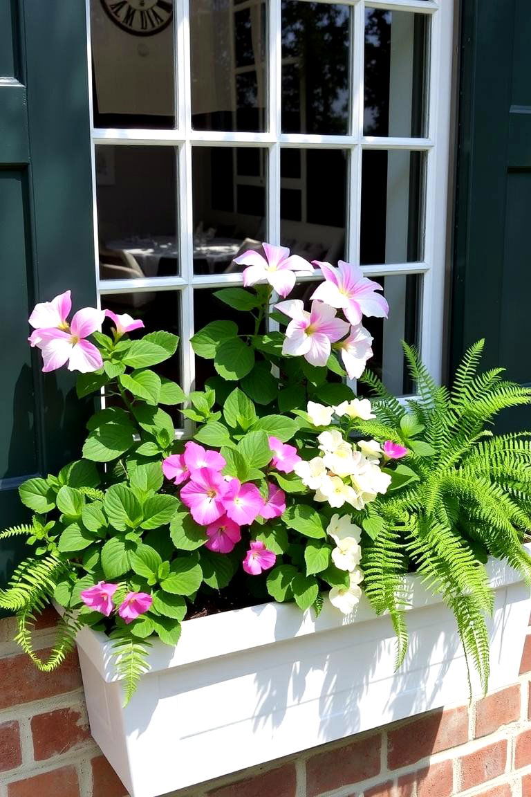 Shade Loving Sanctuary - 24 window box ideas