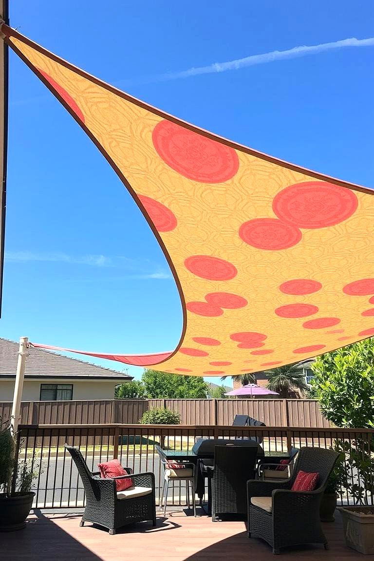 Shade Sail Awning - 24 Deck Awning Ideas