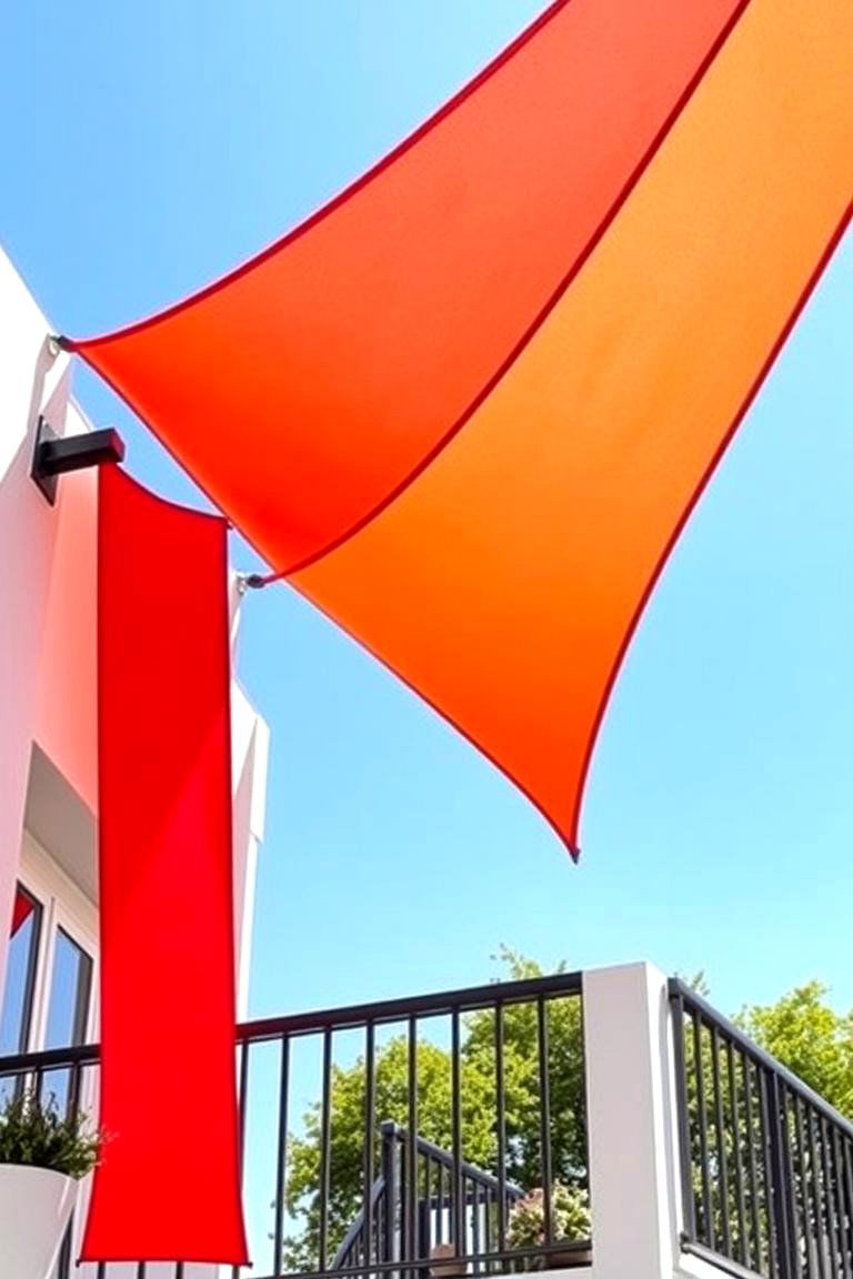 Shade Sails - 24 Balcony Shade Ideas