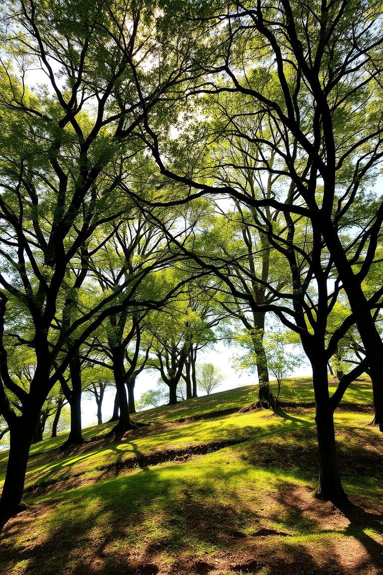 Shade Trees and Canopies - 24 hillside landscaping ideas
