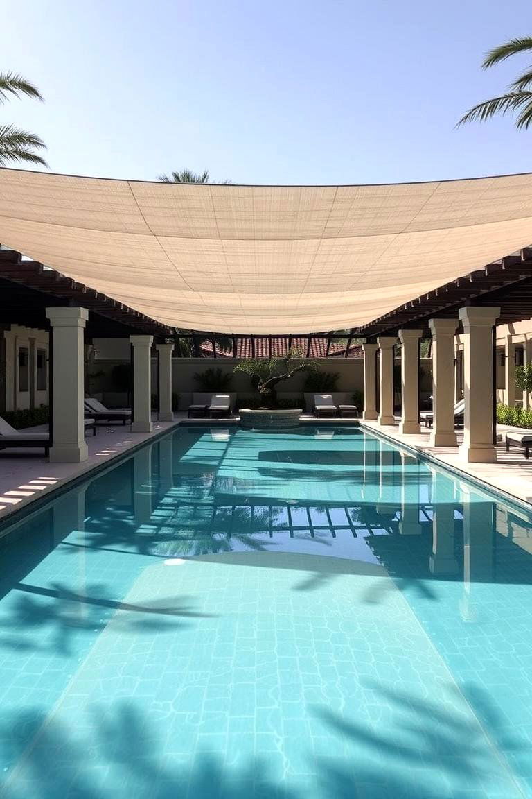 Shaded Retreat Lagoon Pool - 24 Lagoon Pool Design Ideas