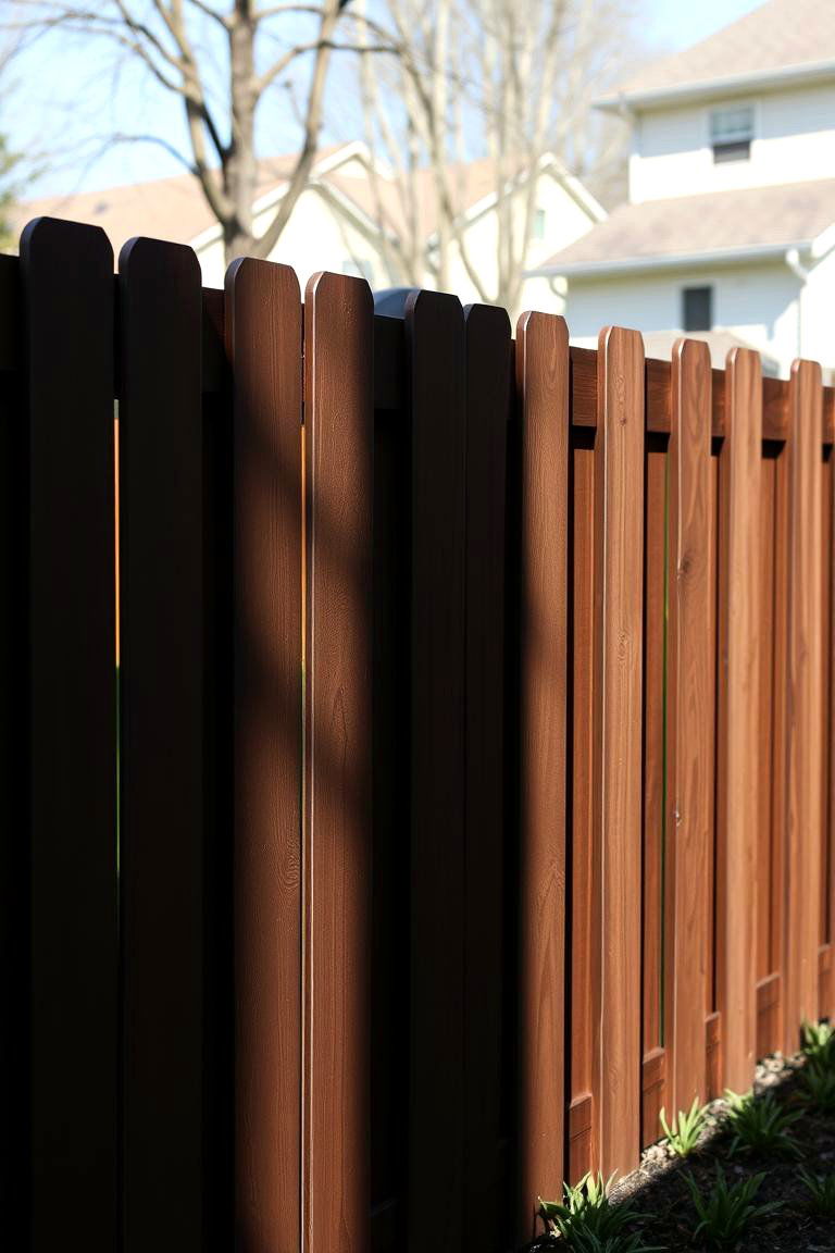 Shadow Box Fence - 24 Wood Fence Ideas