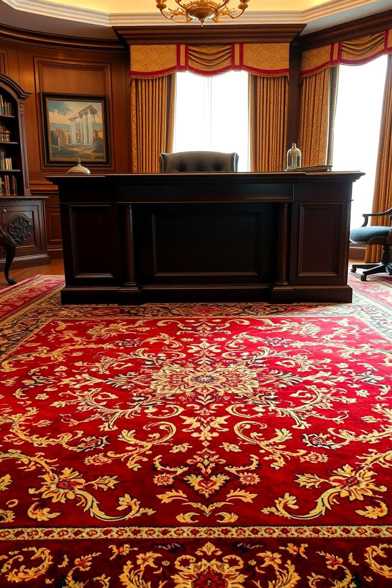 Shag Rug - 24 Office Rug Ideas