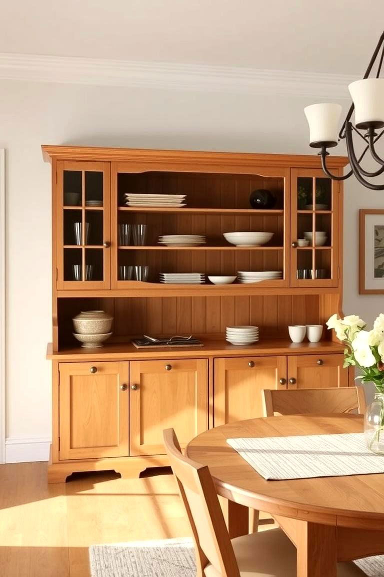 Shaker Style Hutch - 24 Dining Room Hutch Ideas