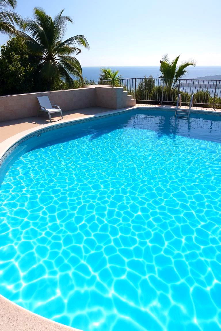 Shallow Entry for Easy Access - 24 Semi Inground Pool Ideas