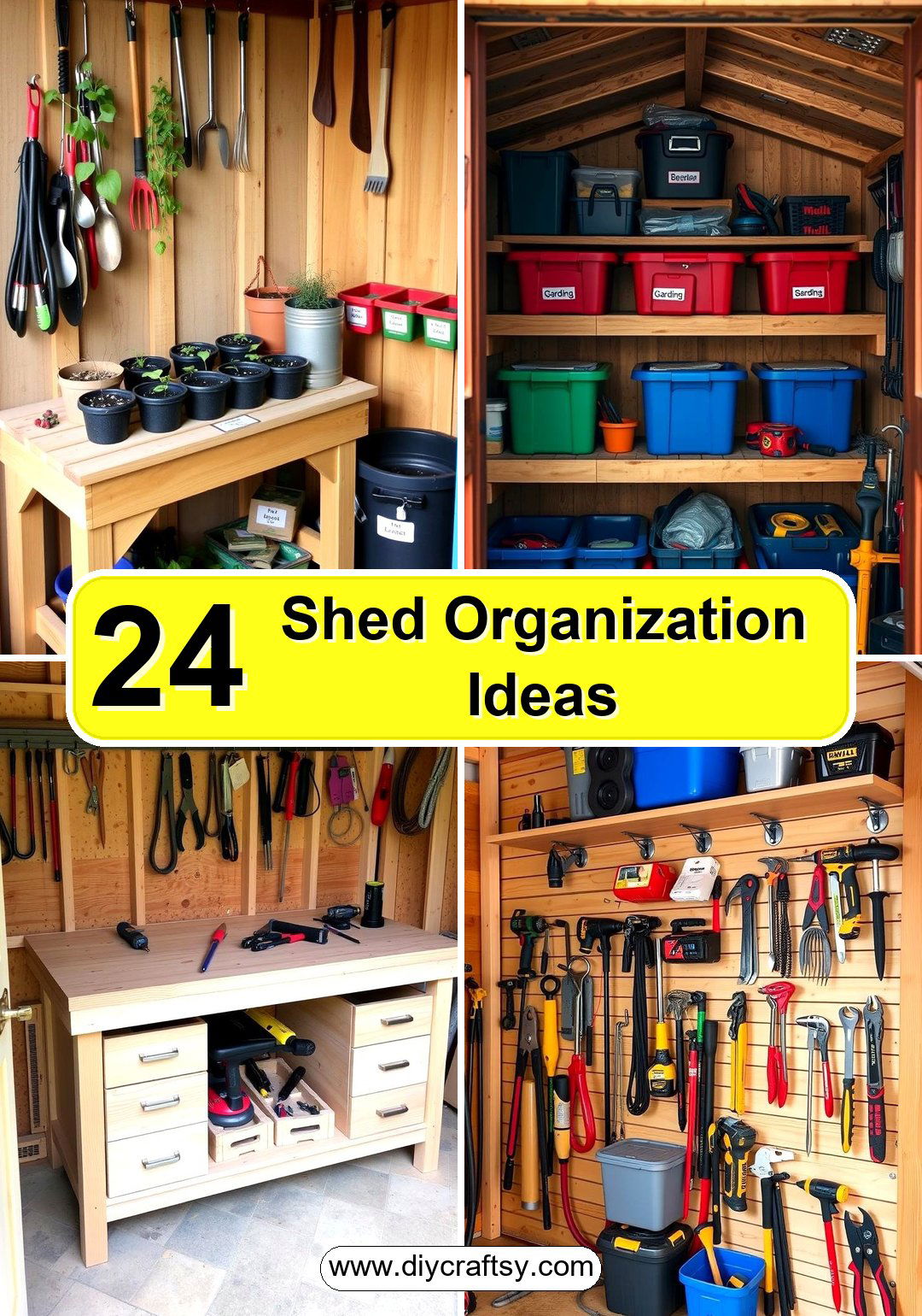 Shed Organization Ideas