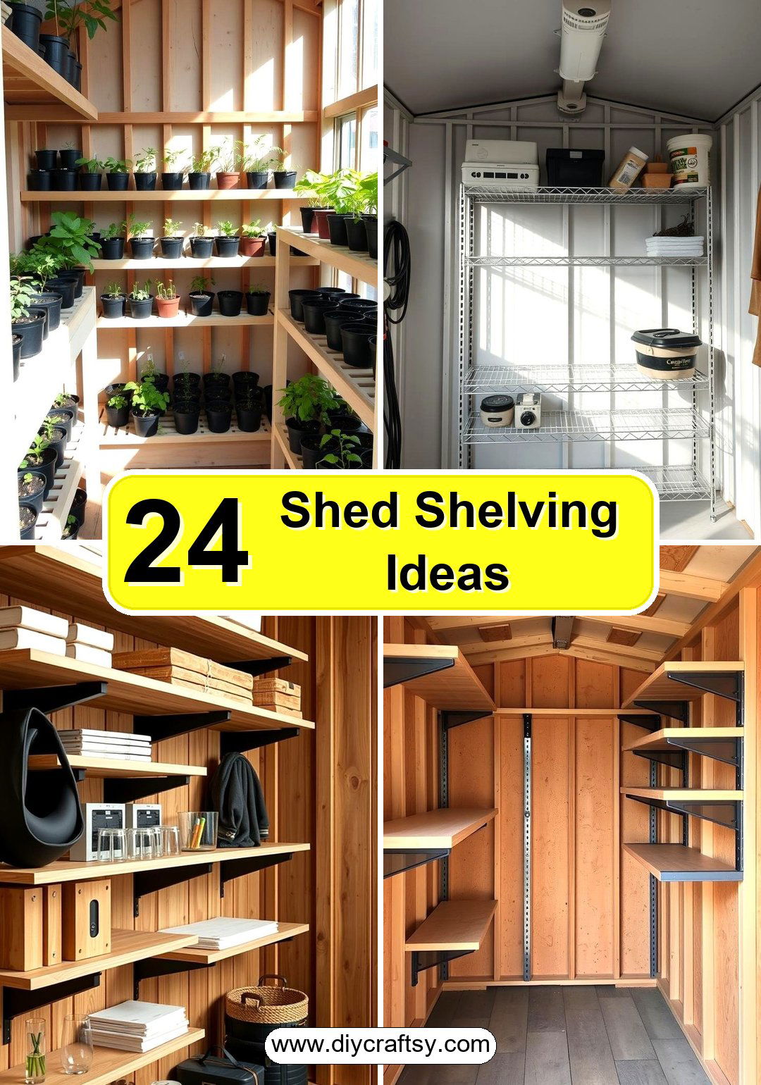 Shed Shelving Ideas