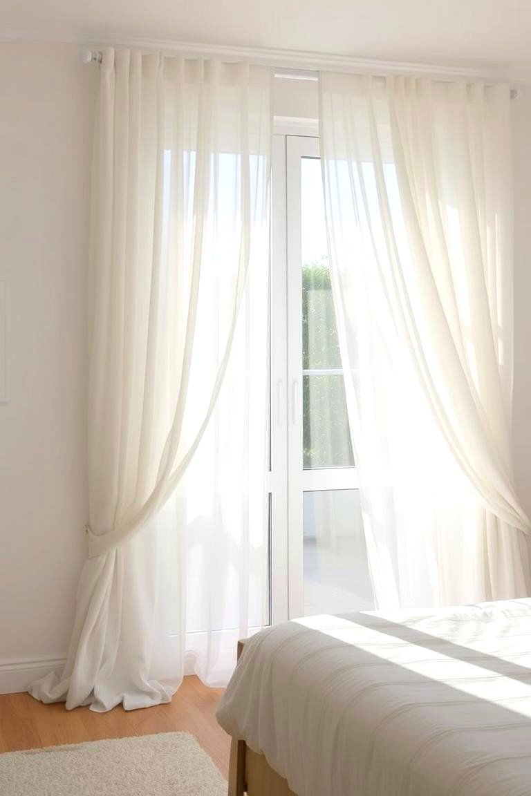 Sheer and Flowy Fabrics - 24 Ocean-themed Bedroom Ideas