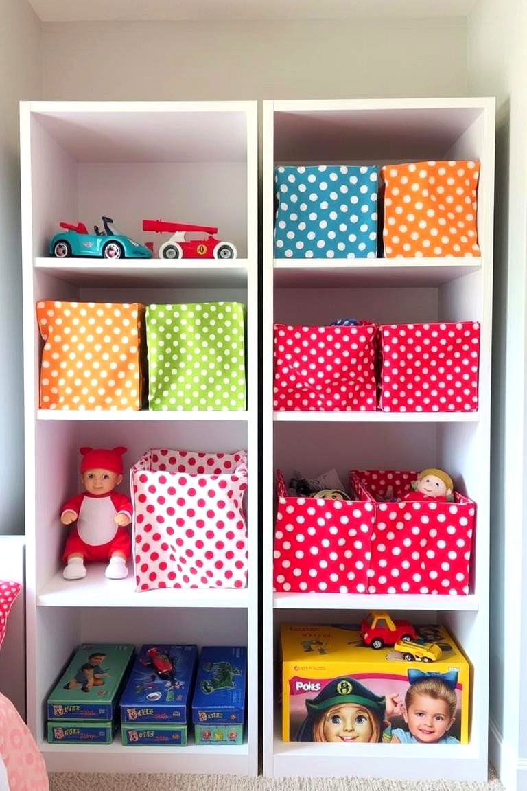 Shelf Dividers for Organized Shelves - 24 Toy Storage Ideas