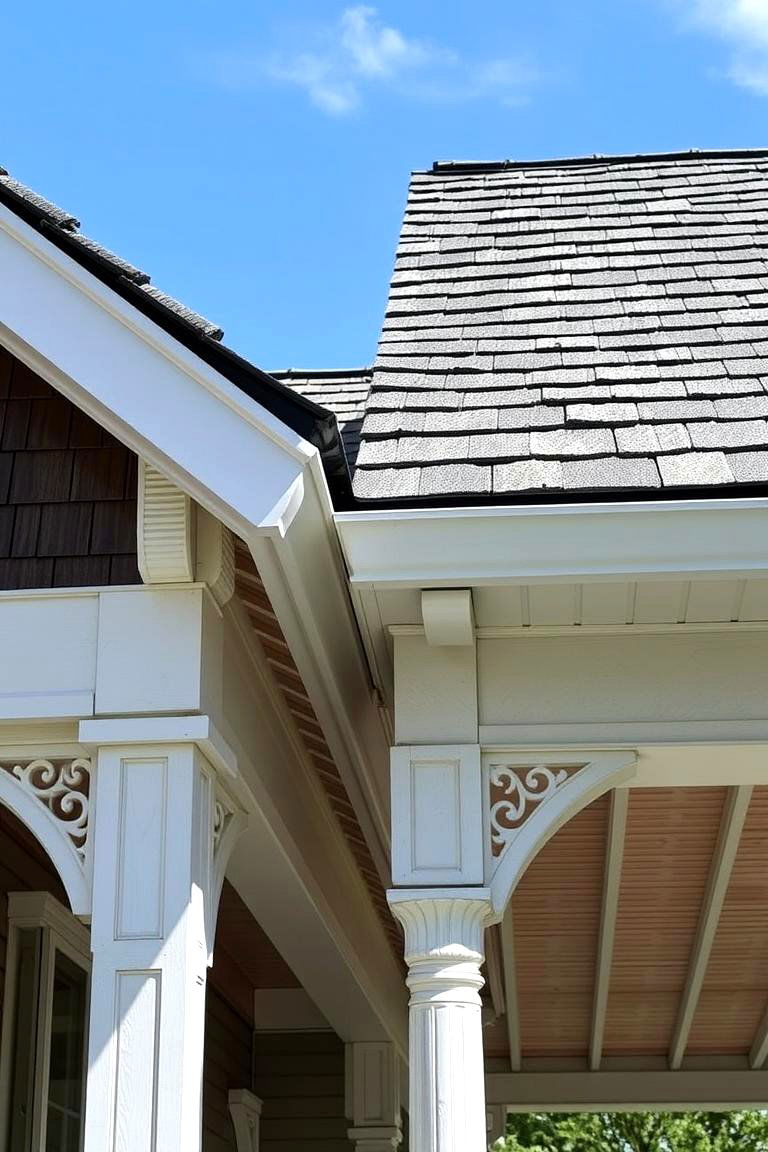 Shingle Roof Detail Porch - 24 Small Cape Cod Front Porch Ideas