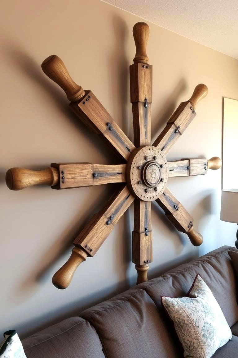 Ship Wheel Decor - 24 Pirate-themed Bedroom Ideas