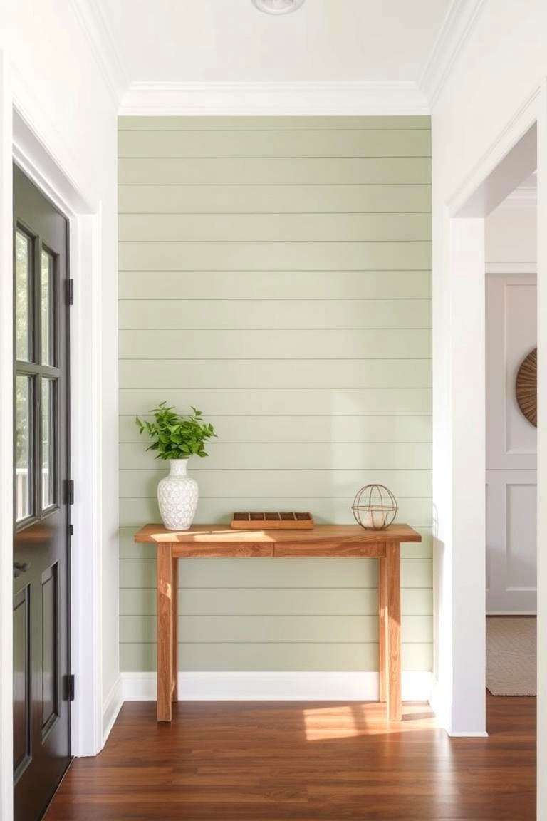 Shiplap Accent Wall - 24 Shiplap Wall Entryway Ideas
