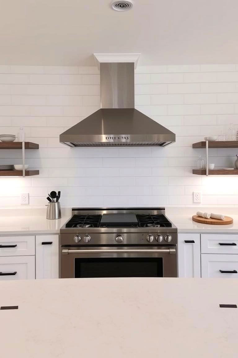 Shiplap Accent Wall as Backsplash - 24 Shiplap Backsplash Ideas for Your Kitchen