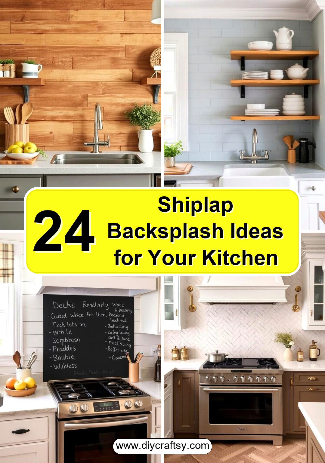 Shiplap Backsplash Ideas for Your Kitchen