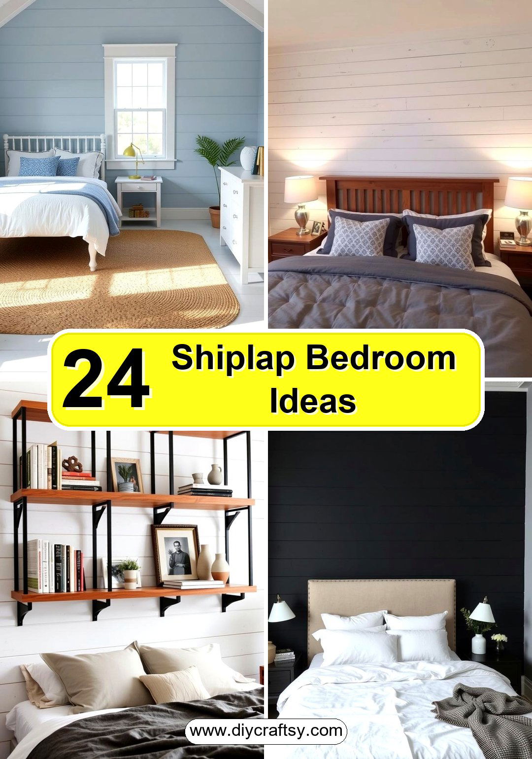Shiplap Bedroom Ideas