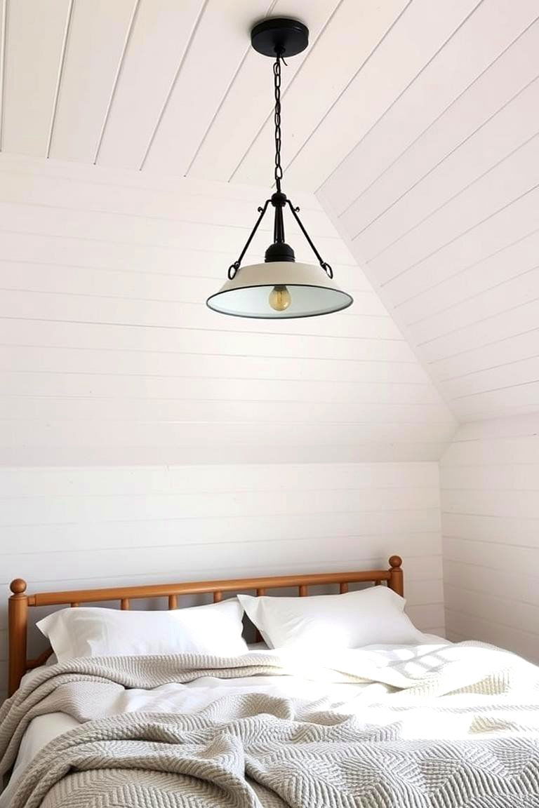 Shiplap Ceiling for Cozy Charm - 24 Shiplap Bedroom Ideas