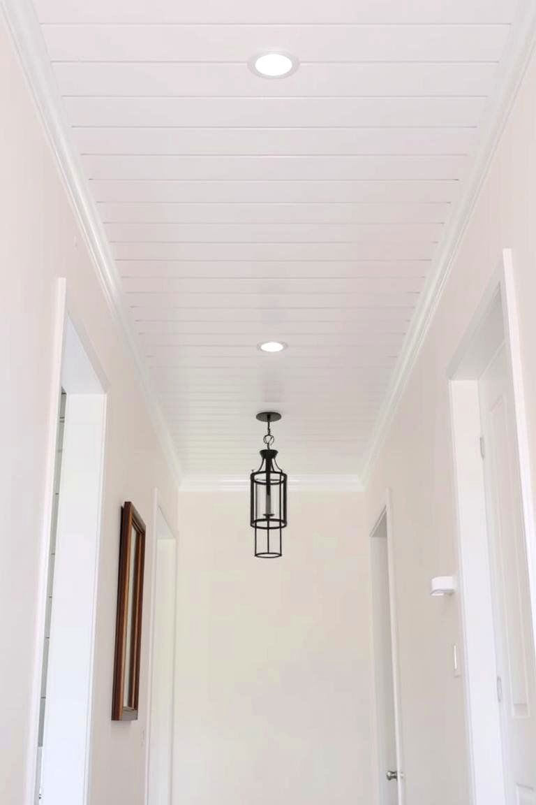 Shiplap Ceiling in a Hallway - 24 Shiplap Ceiling Ideas