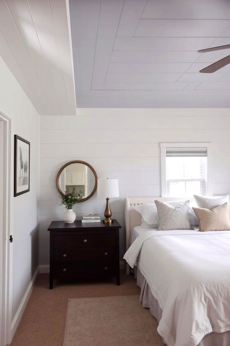 Shiplap Ceiling in the Bedroom - 24 Shiplap Ceiling Ideas