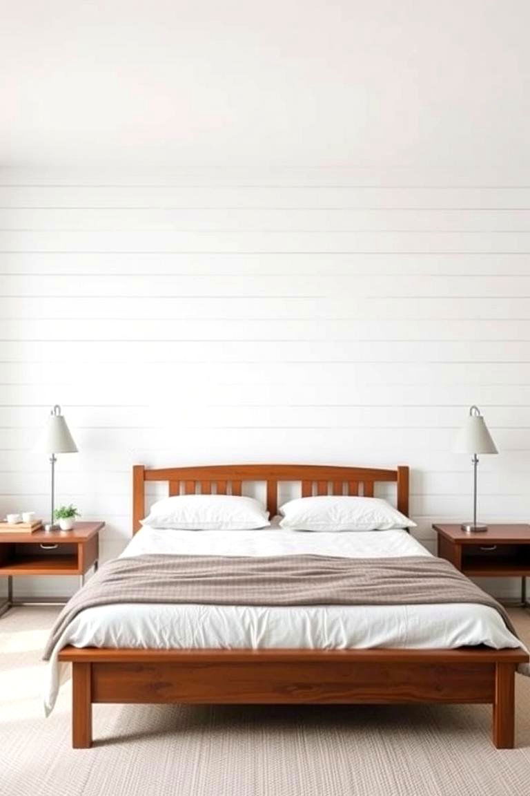 Shiplap Headboard Feature - 24 Shiplap Wall Ideas