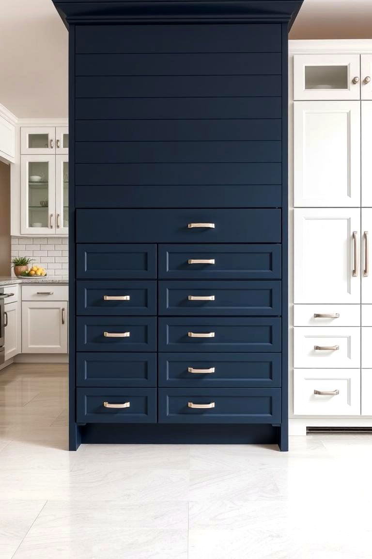 Shiplap Island with Drawers and Cabinets - 24 Shiplap Kitchen Island Ideas