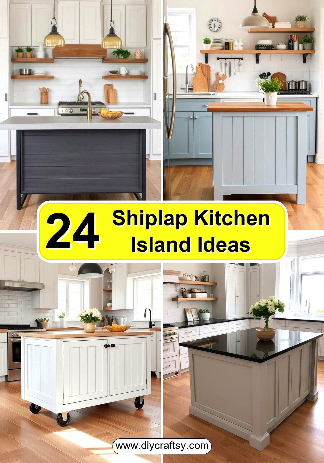 Shiplap Kitchen Island Ideas