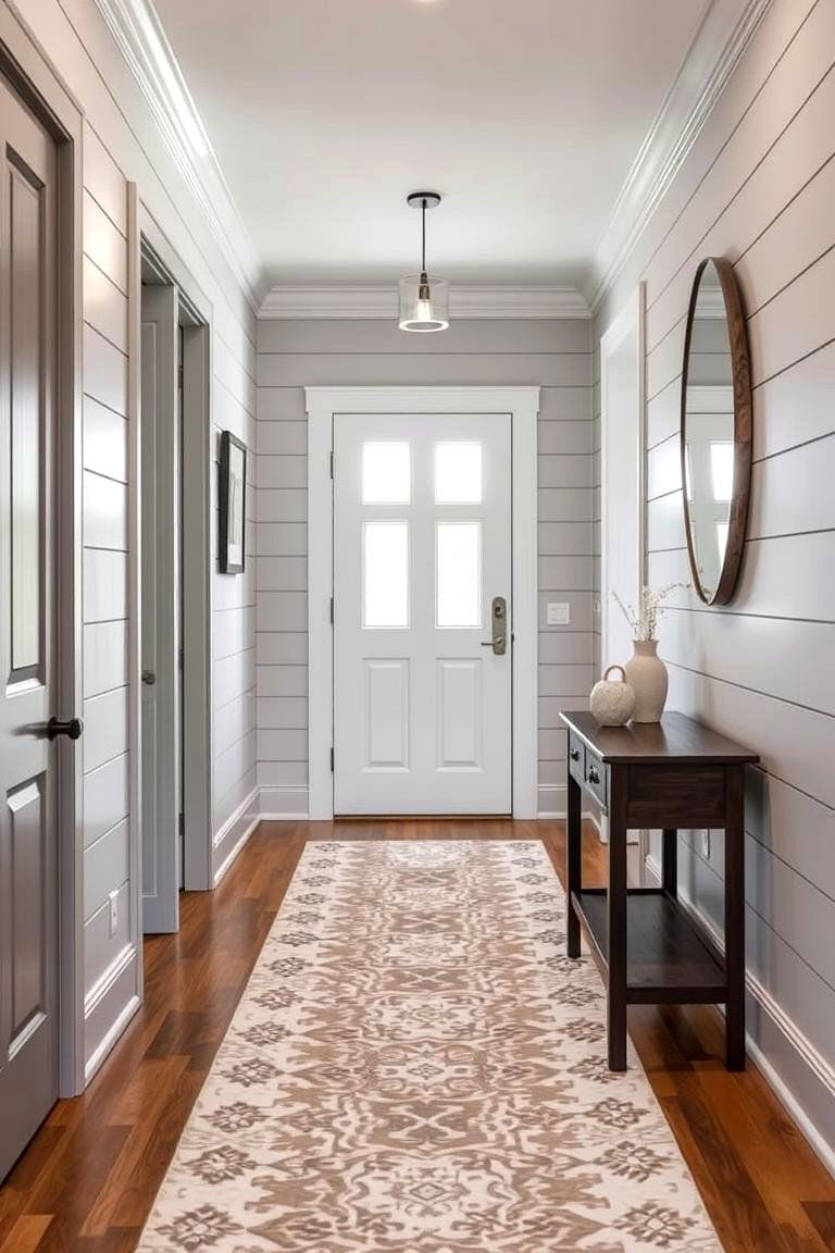 Shiplap Paneling in Hallways - 24 Shiplap Wall Ideas