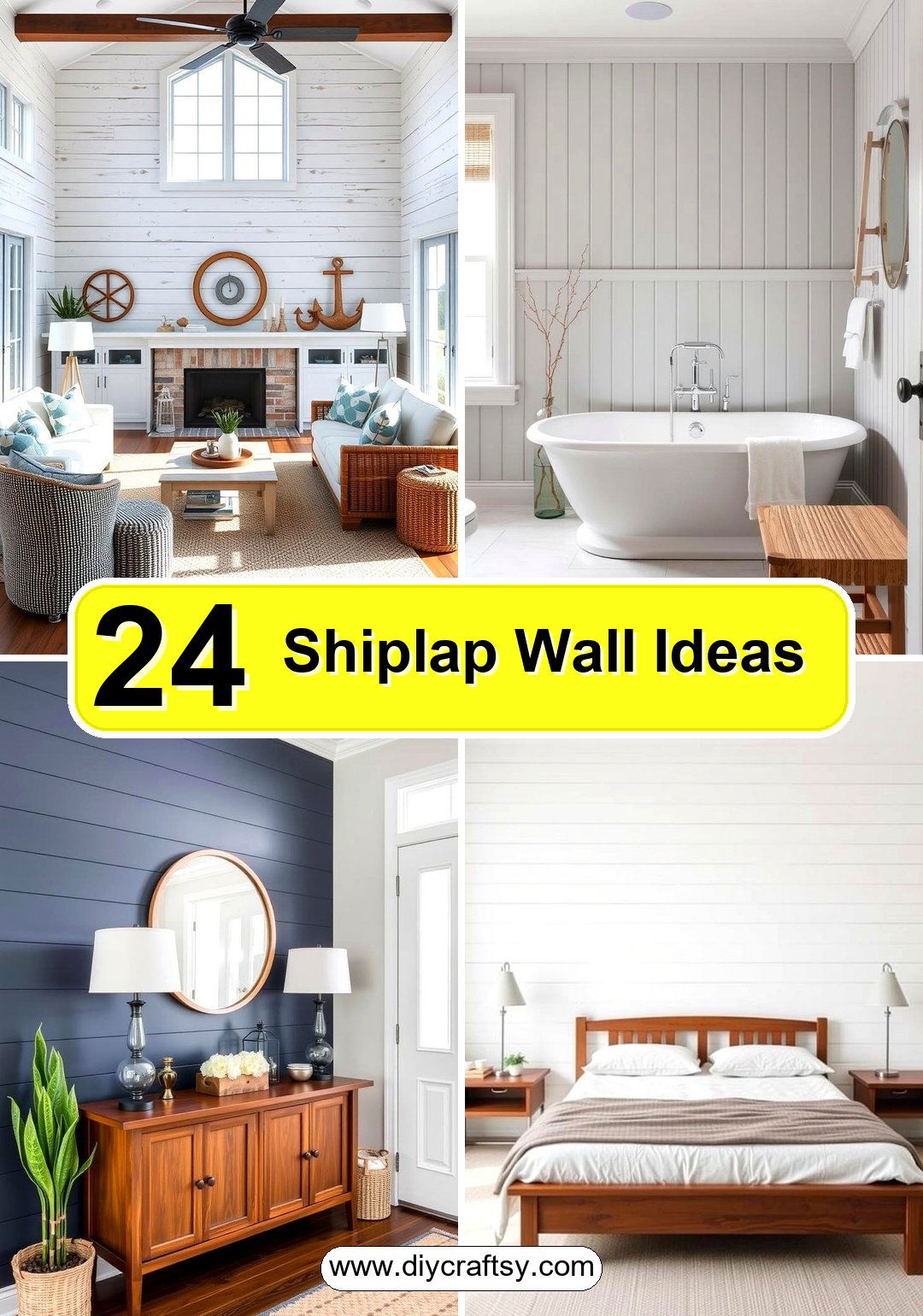 Shiplap Wall Ideas