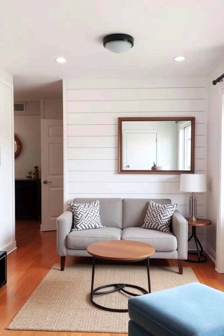 Shiplap in a Small Living Room - 24 Shiplap Living Room Ideas