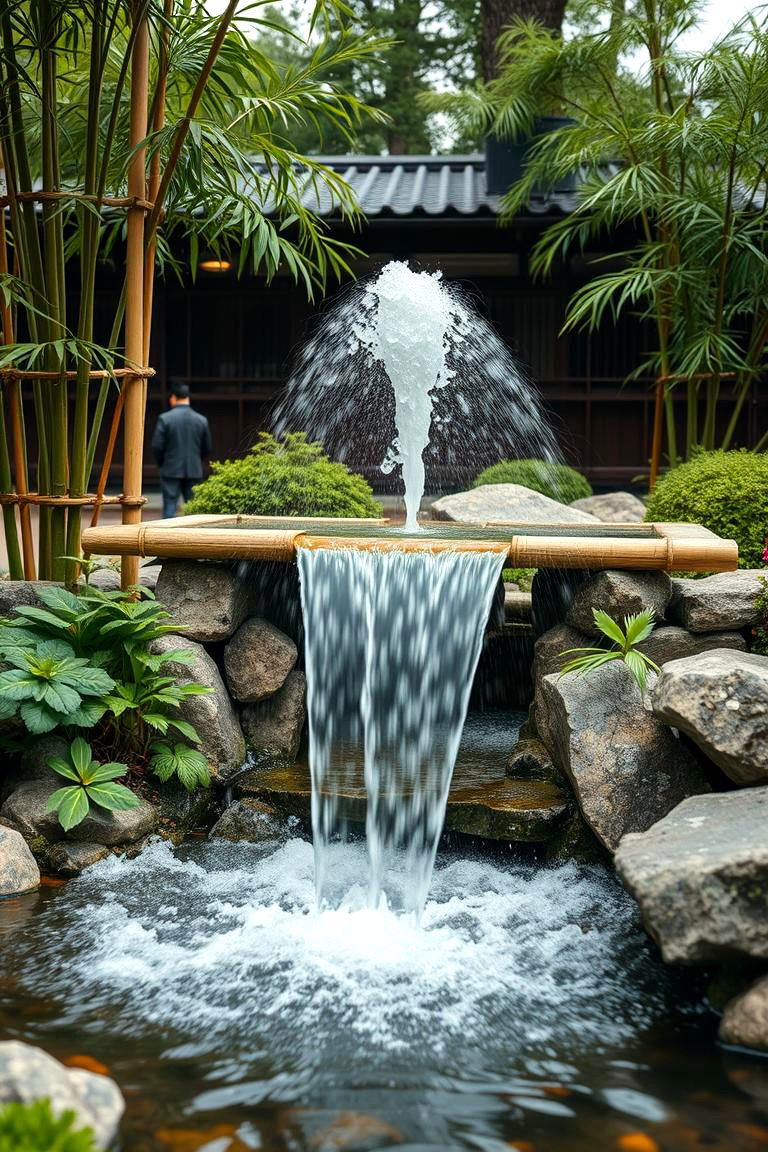 Shishi odoshi Sound Garden - 24 Japanese Garden Ideas
