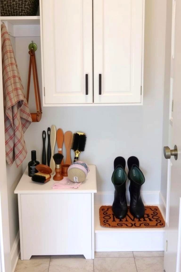Shoe Cleaning and Polishing Area - 24 Utility Room Ideas